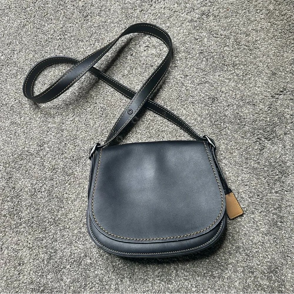 Coach Saddlebag 23 75th Anniversary Crossbody in Black - Picture 1 of 11